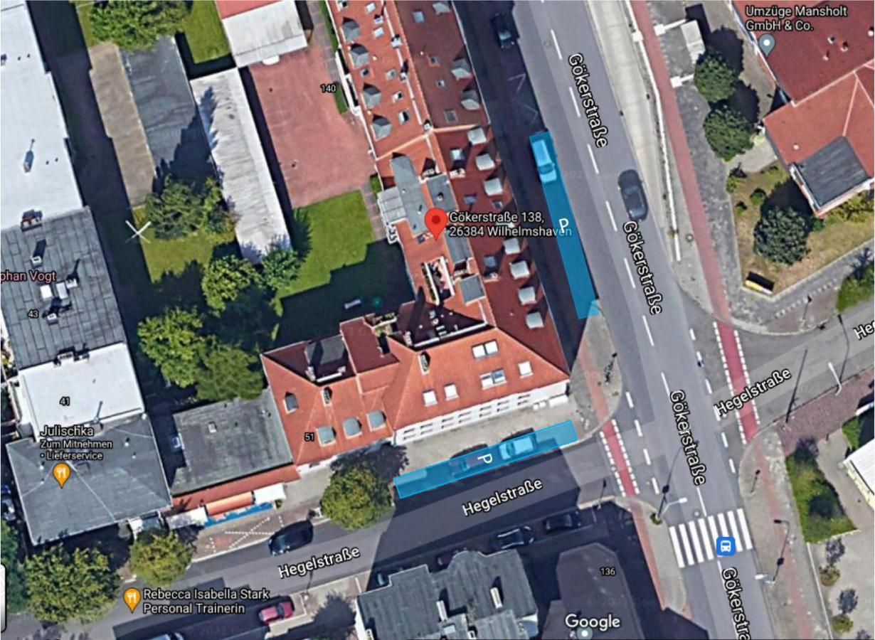 Vivid - Studioapartment Mit Balkon - Netflix - Wlan Wilhelmshaven Exterior foto